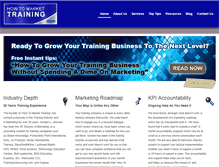 Tablet Screenshot of howtomarkettraining.com
